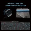 CMFYHM Clear Cellophane Wrap Roll (34" x 100Ft) Blue Polka Dot Cellophane, Transparent Cellophane Wrap Roll for Treats, Gifts, Baskets, Flowers, Birthday Party,Easter, Christmas Decorations view 2