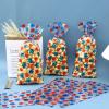 LLK 50 PCS Multicolored Stars & Polka Dots Cellophane Treat Bags with 50 Twist Ties - 10.8 x 4.9 inches - Perfect for Birthday, Wedding, Anniversary Parties view 4