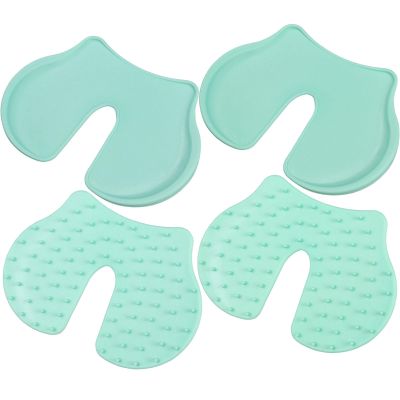 Dexspoeny 4Pcs Shot Pain Reducer Set,Shot Helper Pain Blocker Device,Reusable Shot Pain Blocker Device, Lightweight Immunization Shot Blocker for Kids and Adults(Light Green)