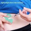 Dexspoeny 4Pcs Shot Pain Reducer Set,Shot Helper Pain Blocker Device,Reusable Shot Pain Blocker Device, Lightweight Immunization Shot Blocker for Kids and Adults(Light Green) view 2
