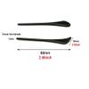 2Pairs Sunglasses End Tips Eyeglass Ear Sock Pieces Tube Eyewear Plastic Cement Glasses Sleeve Comfortable Replacement for Thin Metal Legs(Black 1.5) view 3