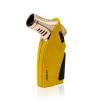 JOBON Torch Lighter, Triple Jet Flame Butane Lighter with Punch and Safety Lock (Butane Gas Not Included) (Yellow) view 2