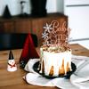 Baby It's Cold Outside Cake Topper - Little Snowflake Baby Shower Winter 1st Birthday Party Decorations Supplies for Baby Boy Girl, Silver and Rose Gold Glitter view 4