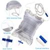 10 Pack Urinary Drainage Bag, Urinary Bags with Anti-Reflux Valve, 2000mL Urine Bags with Easy Drain Switch, Drain Bags for Home and Hospitals Health Aids view 3