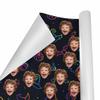 Personalized Christmas Gift Wrapping Paper - Custom Photo Name Text Wrapping Paper, Customized Gift Wrap for Adults Kids Boys Girls Friend Christmas Anniversary Birthday, Made in USA (58"x 23") view 3