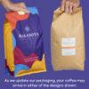 Sarasota Coffee Ground Cinnamon Pecan Brownie | Medium Roast Gourmet Flavored Coffee Grounds | Low Acid, Mold Free, Specialty Grade Flavored Bulk Ground Coffee | 5lb (80 oz) view 3