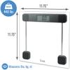 DMI Tempered Glass Digital Bathroom Scale with Large LCD Screen, Auto-on Activation, 440 LBS Weight Capacity, Clinically Accurate (Pack of 6) view 3