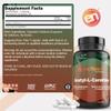 EarthNutri Acetyl-L-Carnitine Capsule - Additive Free, Gluten Free, No Fillers, No Preservatives - Acetyl L-Carnitine Supplement Helps Concentration & Energy - 500mg Per Serving, Unflavored 90 Count view 4