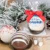 12 Pcs Christmas Hot Chocolate Bombs Gourmet White Chocolate Favors with Crushed Peppermint(12 Pack) - Let It Snow Holiday Party Favors & Gifts view 1