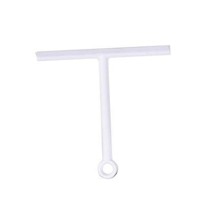 GLEAVI Portable Window Wiper Squeegee for Glass Cleaning Shower Scraper Weighted Handle for Mirrors Tiles and Car Sturdy Design White