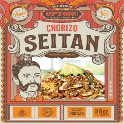 Upton's Naturals Chorizo Seitan 8oz (6 pack)