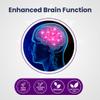 AZ BIOTECH Lions Mane Mushroom Extract, Cognition Capsules (90 Capsules) Lions Mane Mushroom Powder Extract, Brain Supplement, Brain Vitamins, Focus Supplement view 2