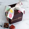 Brownie Points Brownie Bruffles: 18-Individually Wrapped Brownie Bruffles. Brownie Bruffle is a Brownie rolled in Ganache, cream cheese and wrapped in a rich chocolate shell. Gourmet gift for Her, Him, Friends or Family. Gift Boxed with a Bow. (BP_BR view 3