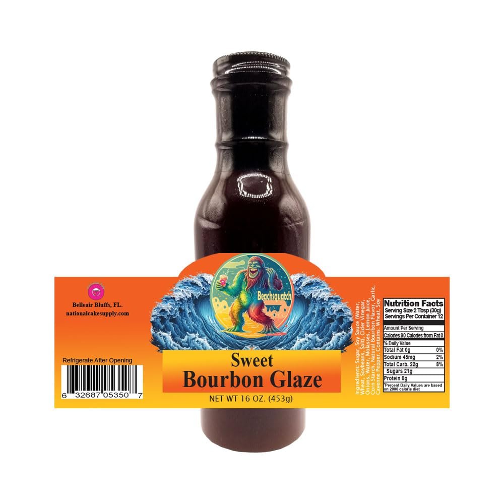 Beachsquatch Sweet Bourbon Glaze, 16 ounces