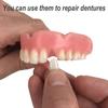 Fake Teeth-Gum Material for Making Temporary Partial or Full Denture,Tooth Fixing Kit for Improving Condident Smile (Light Pink) view 3