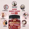 2 Pack Sugar Free Maca Root Gummies 2000mg with Ashwagandha, Tribulus Terrestris, Rhodiola, Panax Ginseng, L Arginine & L Tyrosine - Organic Black Red Yellow Maca Root for Women Men Energy Support view 4