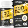 Probiotics for Men, 500 Billion CFUs & 12 Strains Mens Probiotic with Turmeric Cranberry, Goji, Gut Health for Men, for Digestive Health, Gut, Bloating & Gas, Immune, Energy Support, 30-Day Supply view 1