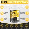 Probiotics for Men, 500 Billion CFUs & 12 Strains Mens Probiotic with Turmeric Cranberry, Goji, Gut Health for Men, for Digestive Health, Gut, Bloating & Gas, Immune, Energy Support, 30-Day Supply view 3