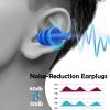 200 Pairs Ear Plugs for Sleeping Noise Cancelling, Reusable Silicone Sound Blocking Earplugs, Waterproof Noise Reduction Ear Plugs for Shooting, Swimming, Concerts, Snoring view 3