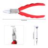 14pcs Optical Eyeglass Repair Tool Kit, Optician Optical Tools Kit Eyeglasses Repair 6 Pcs Screwdrivers 8Pcs Pliers, Non-Slip Grip, for Eyeglass, Watch, Computer, Laptop, Phone view 4