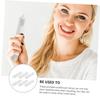 LALAFINA Portable Travel Toothbrush and Cutlery Cases Transparent Protective Covers for Toothbrushes and Utensils for Travel and Outdoor Use view 3