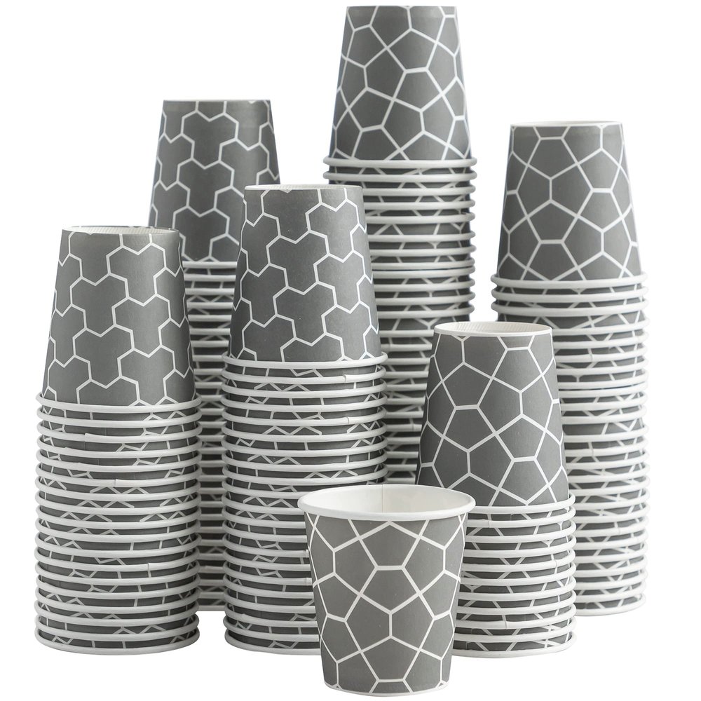 Huifany 600 Pack 3 oz Paper Cups, Small Bathroom Cups Disposable Mouthwash Cups, Mini Paper Cups for Bathroom, Party, Picnic, Travel and Event
