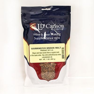 Warminster English Brown Malt 45L 1LB Uncrushed 1584A