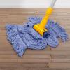 3 Pack Commercial Replace Mop Head, Reusable Mop Head Refills-Replacement Mop Heads Suitable for Heavy Commercial Industrial Residential Areas,Wet Industrial Cotton Looped End String Mop Head (Blue) view 4