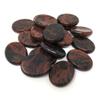 Innovative Surface Art Thick Oval Worry Stone - Custom Engraved On One Side - 1.75 x 1.375 x .375 Inches - Choose Your Stone Color and Font (Mahogany Obsidian) view 3