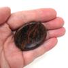 Innovative Surface Art Thick Oval Worry Stone - Custom Engraved On One Side - 1.75 x 1.375 x .375 Inches - Choose Your Stone Color and Font (Mahogany Obsidian) view 4