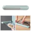 Suction Cup Plastic Film Cutter Home Divider Storage Cutting Box Adsorbent Film Dispenser For Creative Kitchen Supplies Plastic Wrap Cutter Food Freshness Dispenser view 2