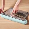 Suction Cup Plastic Film Cutter Home Divider Storage Cutting Box Adsorbent Film Dispenser For Creative Kitchen Supplies Plastic Wrap Cutter Food Freshness Dispenser view 4