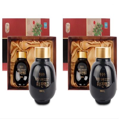 2 Set Boxes - Hansamsu Red Ginseng 6 Years Old Extract - Cao Hong Sam Hansamsu Han QUOC - 500g per Bottle - Made in Korea