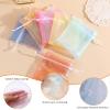 100PCS Sheer Organza Bags With Drawstring for Wedding Favor, Party, Favor Jewelry, Candy, Birthday, Christmas, Festival, Soaps, Makeup,Wrapping Supplies, 6 x 4 Inch Small Mesh multicolor Gift Bags. view 3