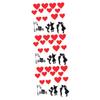 Toyvian 3sets Heart Sign Cake Picks Romantic Cake Toppers for Valentine's Day Celebrations Lightweight and Easy to Carry for Desserts and view 1