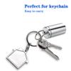 FULLGUEEN Portable Pill Holder Keychain,Aluminium Alloy Waterproof Pill Box Container for Purse Pocket,Small Daily Pill Case for Outdoor Travel Camping-2PCS view 4