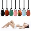 Yoni Egg Set 45X30mm Drilled Yoni Egg 16 Natural Materials Jade Eggs Crystal Massage Ball for Female Kegel Exercise,Blood Stone Eggs view 2