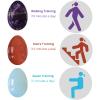 Yoni Egg Set 45X30mm Drilled Yoni Egg 16 Natural Materials Jade Eggs Crystal Massage Ball for Female Kegel Exercise,Blood Stone Eggs view 3