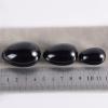 Yoni Egg Set Yoni Egg Natural Obsidian Massage Egg Set Undrill &Wooden Base Crystal Mineral Ball Kegel Exercise,Drill 40x25 view 3