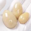 Yoni Egg Set Yellow Jade Yoni Egg Set Undrilled Natural Stone Massage Crystal Ball Kegel Exercise Women,40x25 view 4