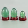 Yoni Egg Set Undrill Yoni Egg 3 Pcs/Set Natural Massage Crystal Rose Quartz Ball Kegel Exercise,Fluorite view 1