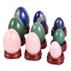 Yoni Egg Set Undrill Yoni Egg 3 Pcs/Set Natural Massage Crystal Rose Quartz Ball Kegel Exercise,Fluorite view 3