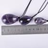Yoni Egg Set Amethyst Egg Yoni Massage Set Crystal Quartz Natural Stone Mineral Ball Kegel Exercise,3 Pcs and Box view 4