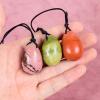 Yoni Egg Set Drill 40x25MM Yoni Egg Natural Stone Kegel Massage Ball Crystal Rose Quartz Jade,Helu Jade view 4