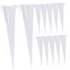 ABOOFAN 12pcs Boxes Bouquet Box Packaging Bouquet Clear Wrapping Bags Wedding Wrapping Paper Sleeves for Bouquets Rose White Single Bag Pearl Paper view 1