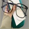 VENOAL Large Frame TR Square Anti-Glare Reading Glasses Computer Reader Blue Light Blocking Flat Sunglasses (Color : Black, Size : +100) view 1