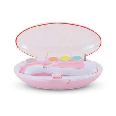 Baby Nail Clippers | Safe Electric Baby Nail Trimmer, Baby Nail File Kit, Additional Replacement Heads, Newborn Toddler Toes and Fingernails, Trim and Polish