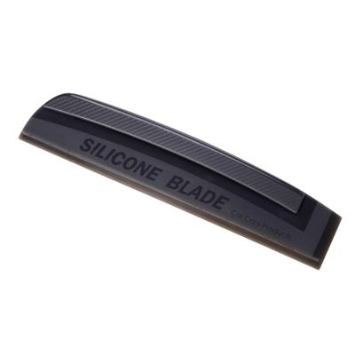 SOLUSTRE Silicone Wiper for Car Window Cleaning Mute Windshield Scraper Non-Slip Grip Window Squeegee Car Scratch Remover