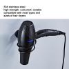 Hair Dryer Holder, Simple Style Copper Hair Care Tools Holder Wall Mount Bathroom Hair Dryer Hanging Rack Styling Organizer Storage Basket (Black) view 4