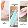 SOLUSTRE Kitchen Cleaning Sponge Wipes 10 Pack 5.90X3.14X0.78 Inch Reusable Dish Scrubber Pads Soft Absorbent Scouring Pads for Dishes Sink and Countertop Cleaning view 3